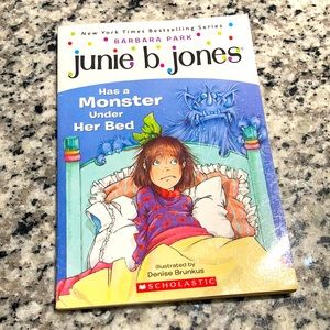 I am selling a Junie B Jones has a monster under her bed. Book.